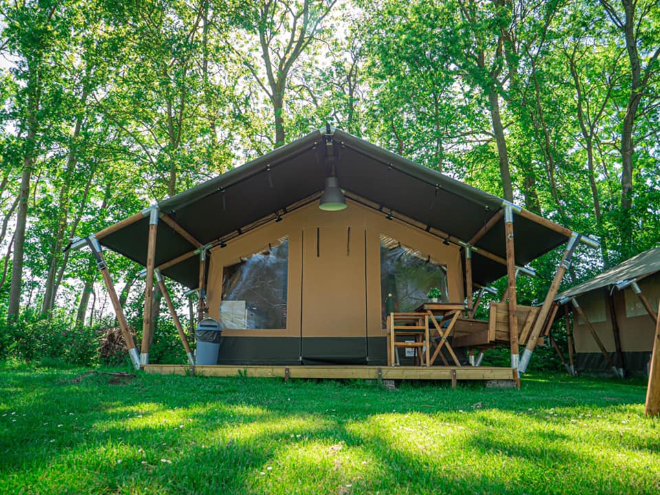 Camping de Tolbrug - Lodge Compact 4 personen + privé sanitair