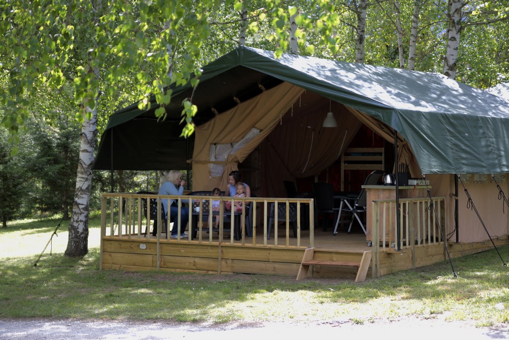 Camping Le Rotja - Safaritent 6 personen