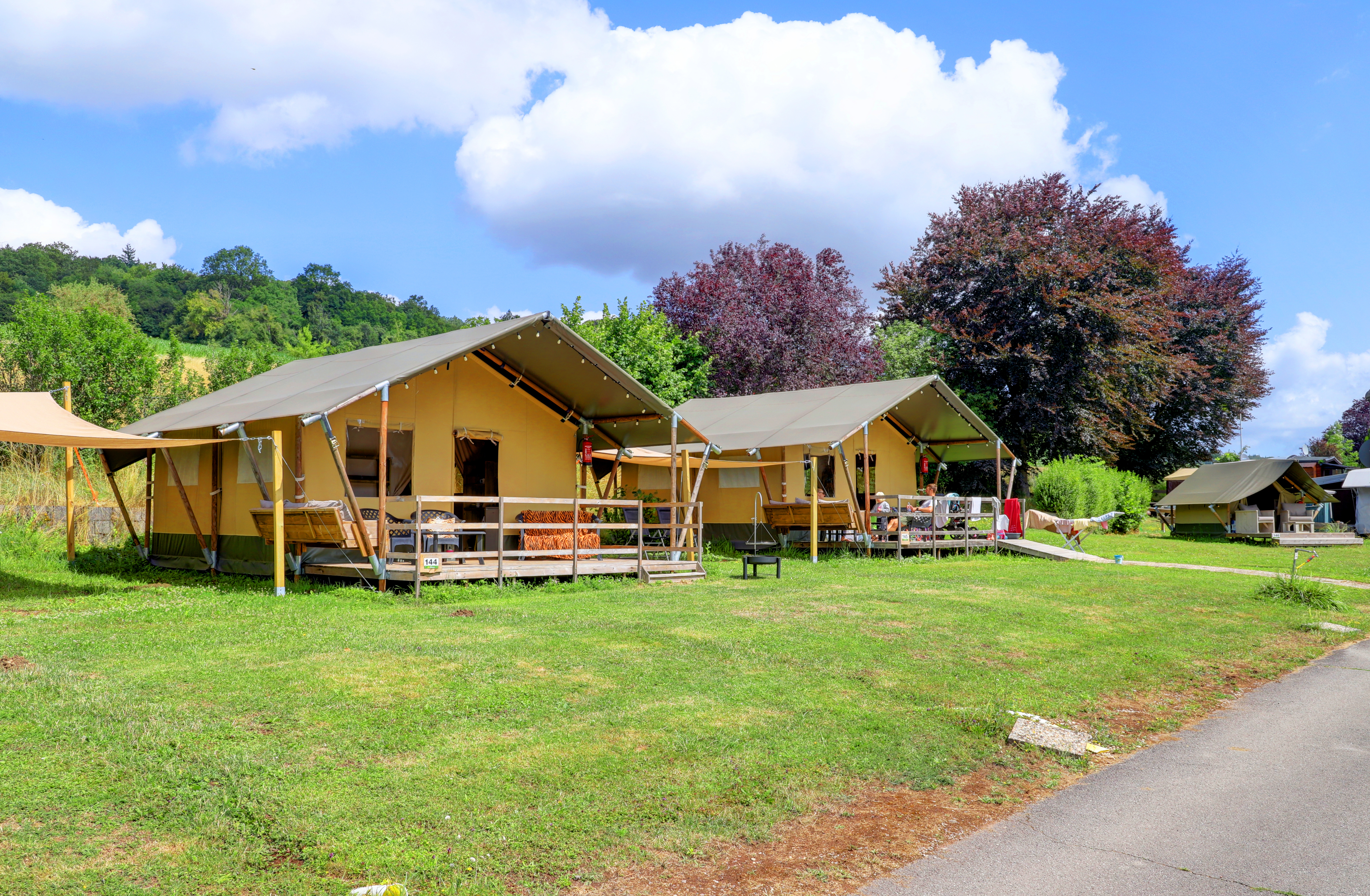 Camping Walsheim - Safaritent 6 personnes